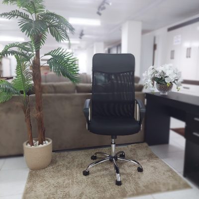 Cadeira de Escritório Presidente Giratória 10x de R$ 79,90