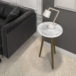 Mesa de Apoio Redonda 100% MDF