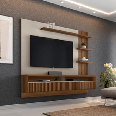 Painel Home para TV até 65" com 2 Portas Ripadas 10x de R$ 169,90 - Image 3