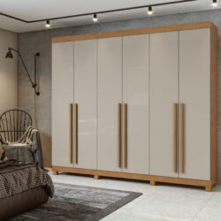Guarda Roupa Casal Grande 6 Portas 4 Gavetas 2.70 M