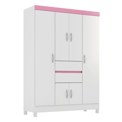 Roupeiro Casal Compacto 6 Portas 2 Gavetas 10x de R$ 99,90 - Image 6