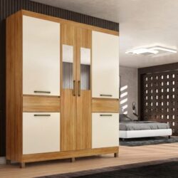 Roupeiro Casal Compacto 6 Portas