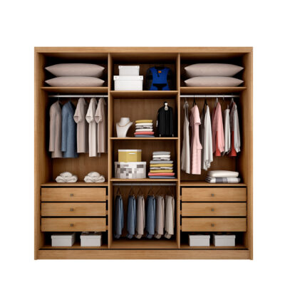 Roupeiro Casal 100% MDF 3 Portas 6 Gavetas 10x de R$ 339,90 - Image 4