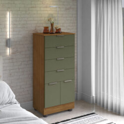 Cômoda 100% MDF 2 Portas e 4 Gavetas