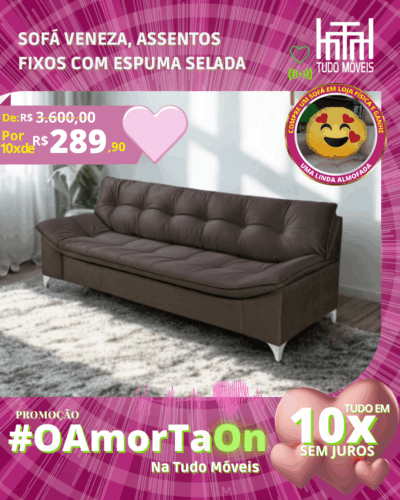 Sofá Veneza por apenas 10x de R$ 289,90 sem juros no cartão - Imagem 4