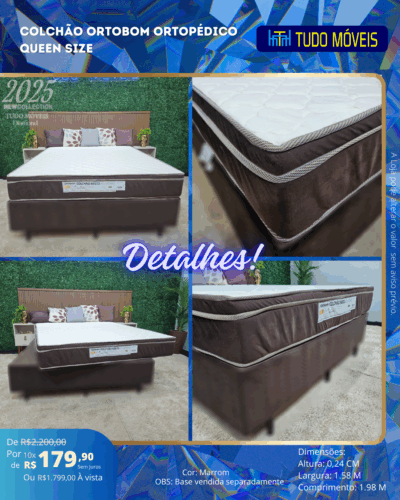 Colchão Fit Ortopédico Queen Size  10× de R$ 179,90 - Image 2