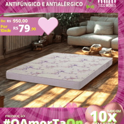 Colchão Ortobom Physical por apenas 10x de R$ 79,90 sem juros no cartão