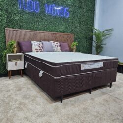 Conjunto Box Ortobom Ortopédico Queen Size
