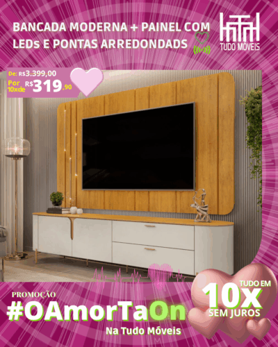 Conjunto de Painel + Bancada por apenas 10x de R$ 319,90 sem juros no cartão - Imagem 3