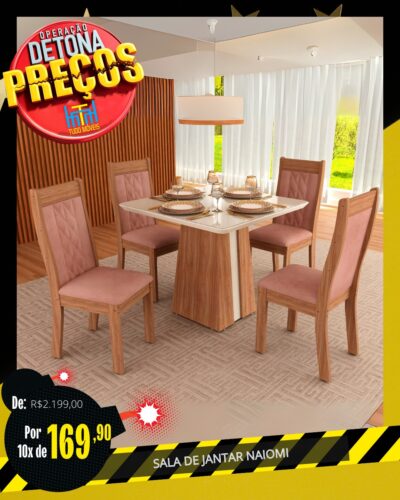 Sala de jantar naomi por apenas 10x de R$169,90 - Image 2