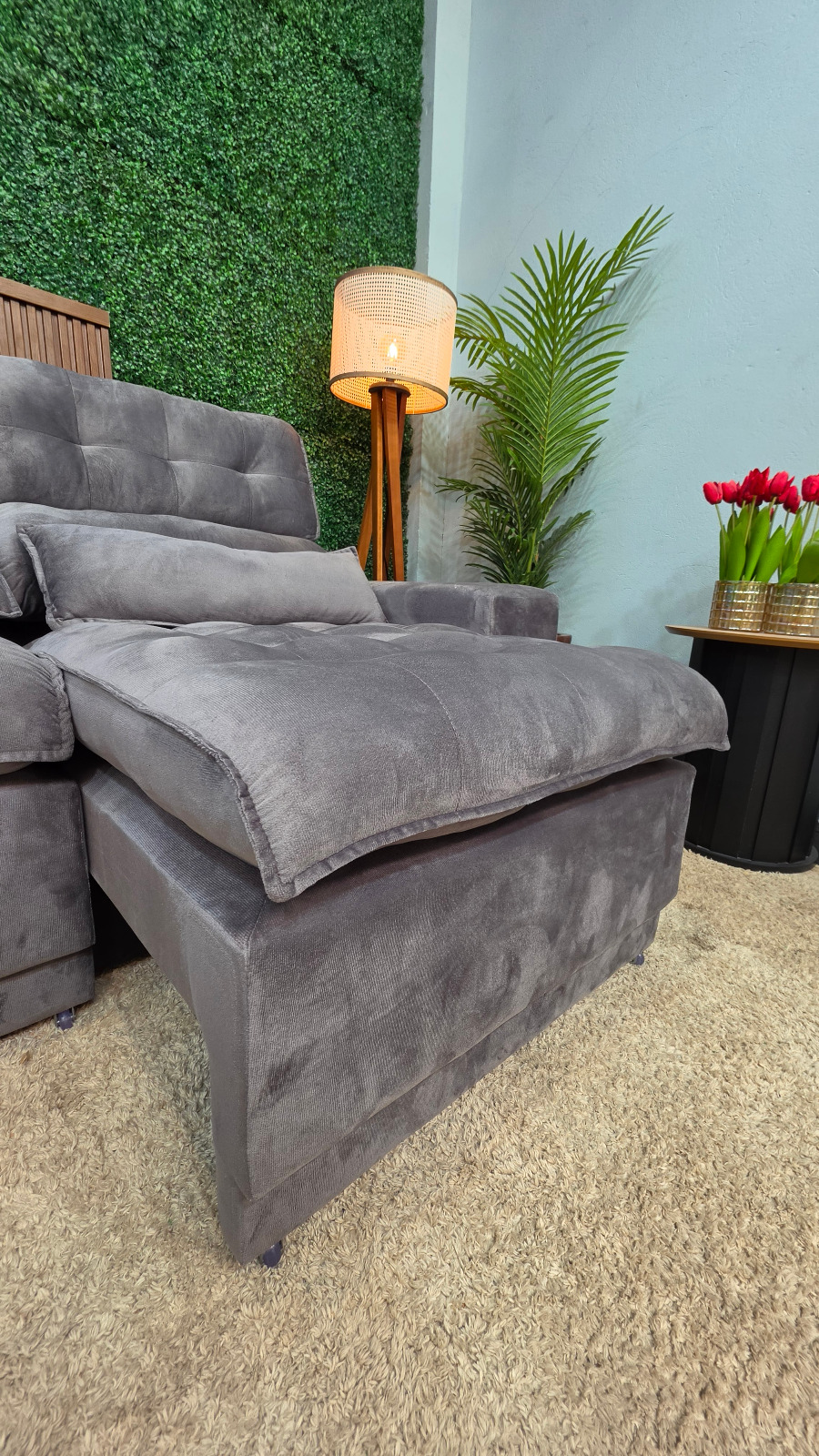 Sofá Retrátil Reclinável 8 Lugares com 4 Almofadas de Brinde 10x de R$669,90 - Imagem 7