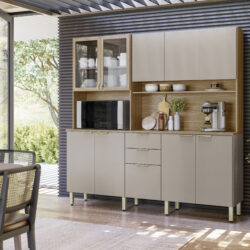 kit Cozinha 10 Portas 2 Gavetas