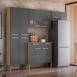 Cozinha 100% MDF com Balcão