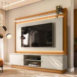 Estante Home Ripado para TVs de até 75