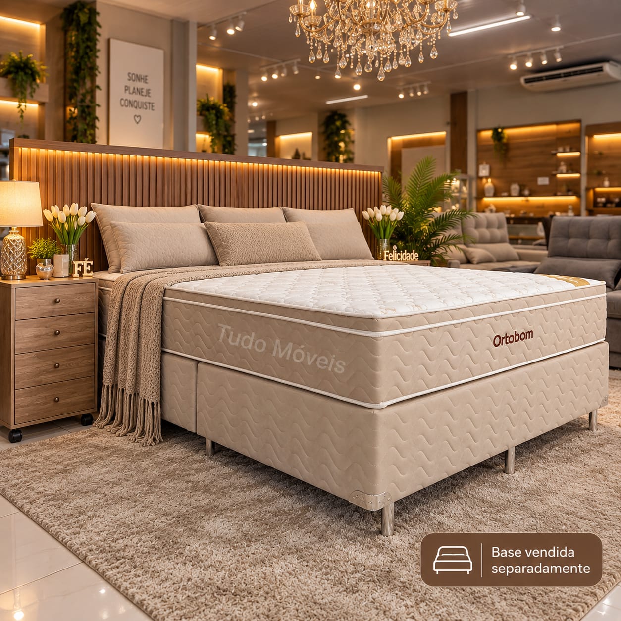 Colchão Airtech Ortobom Spring Pocket Super King Size Por apenas 10x de R$269,90 sem juros no cartão.