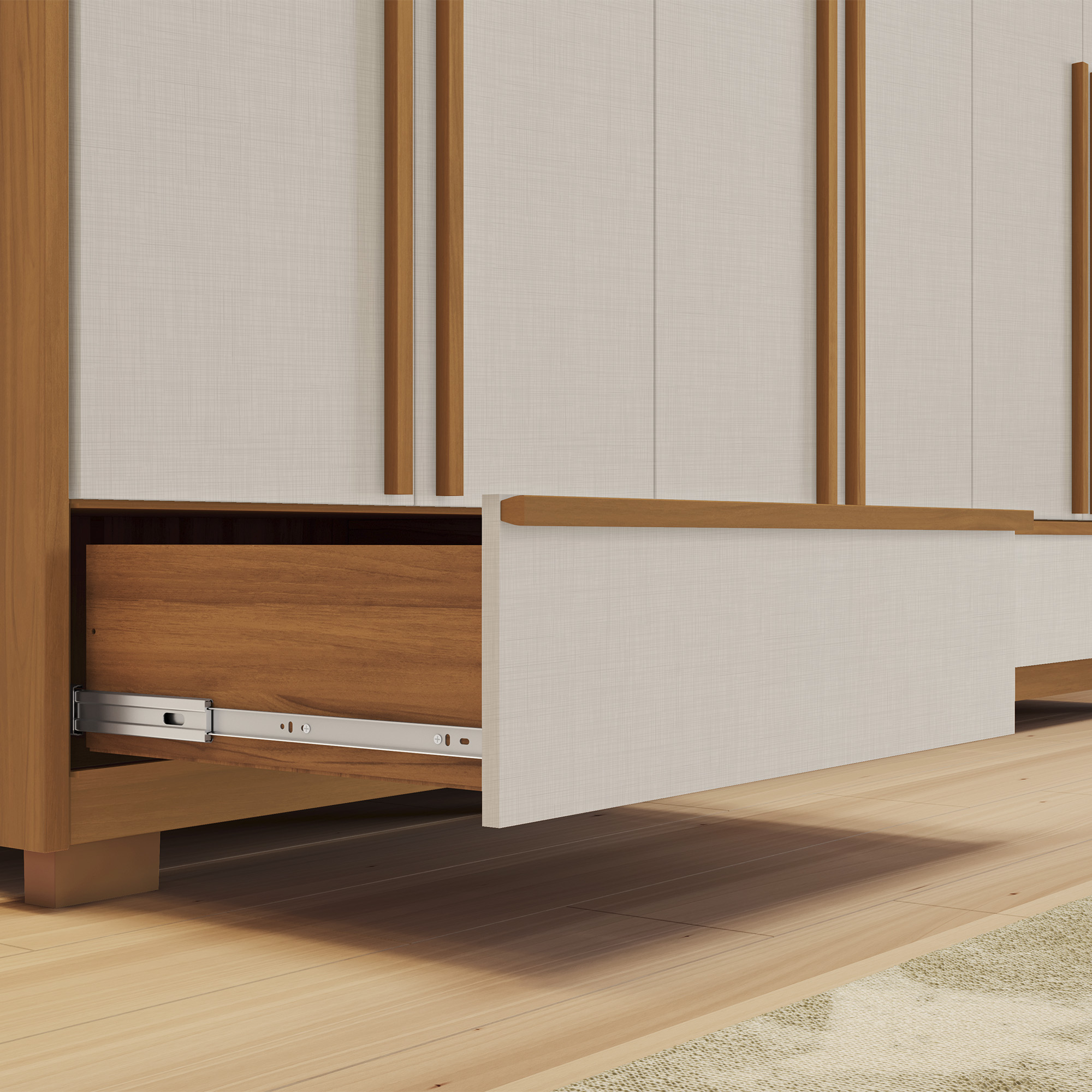 Roupeiro Casal 6 Portas100% MDF. - Imagem 3