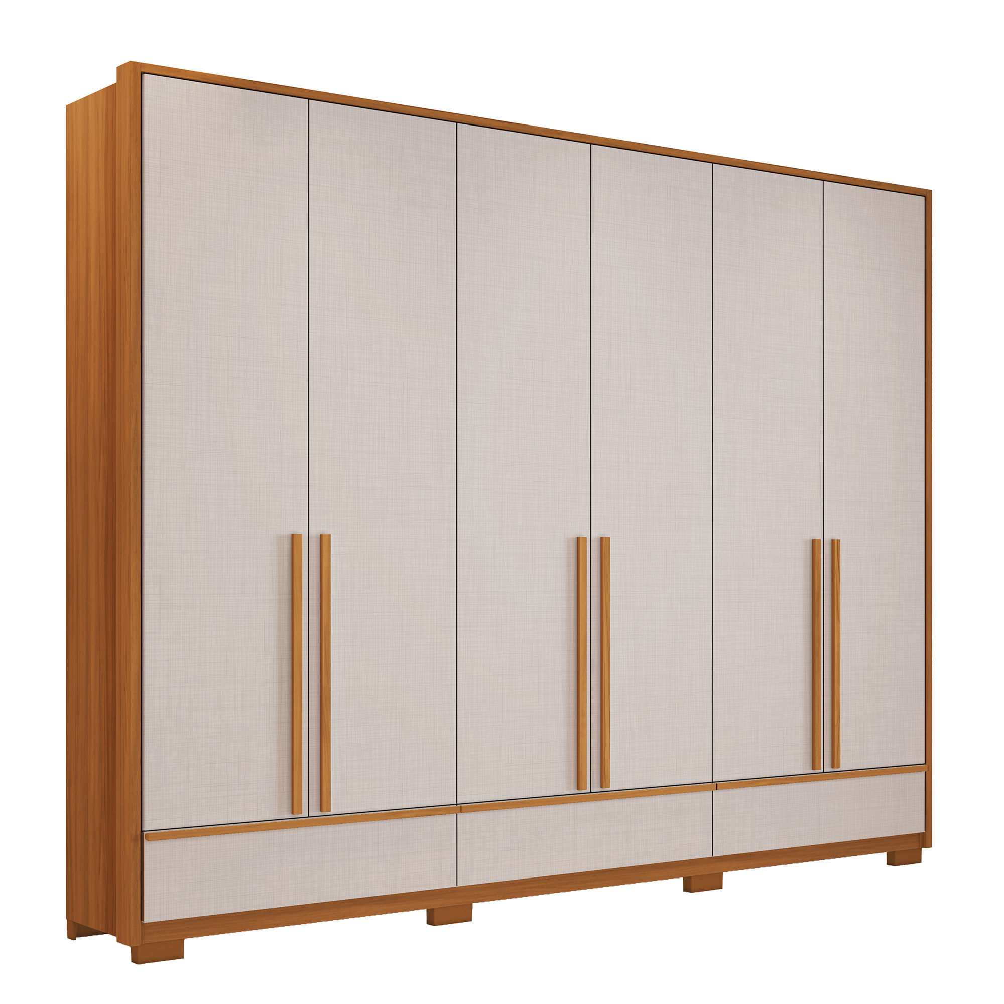 Roupeiro Casal 6 Portas100% MDF. - Imagem 4