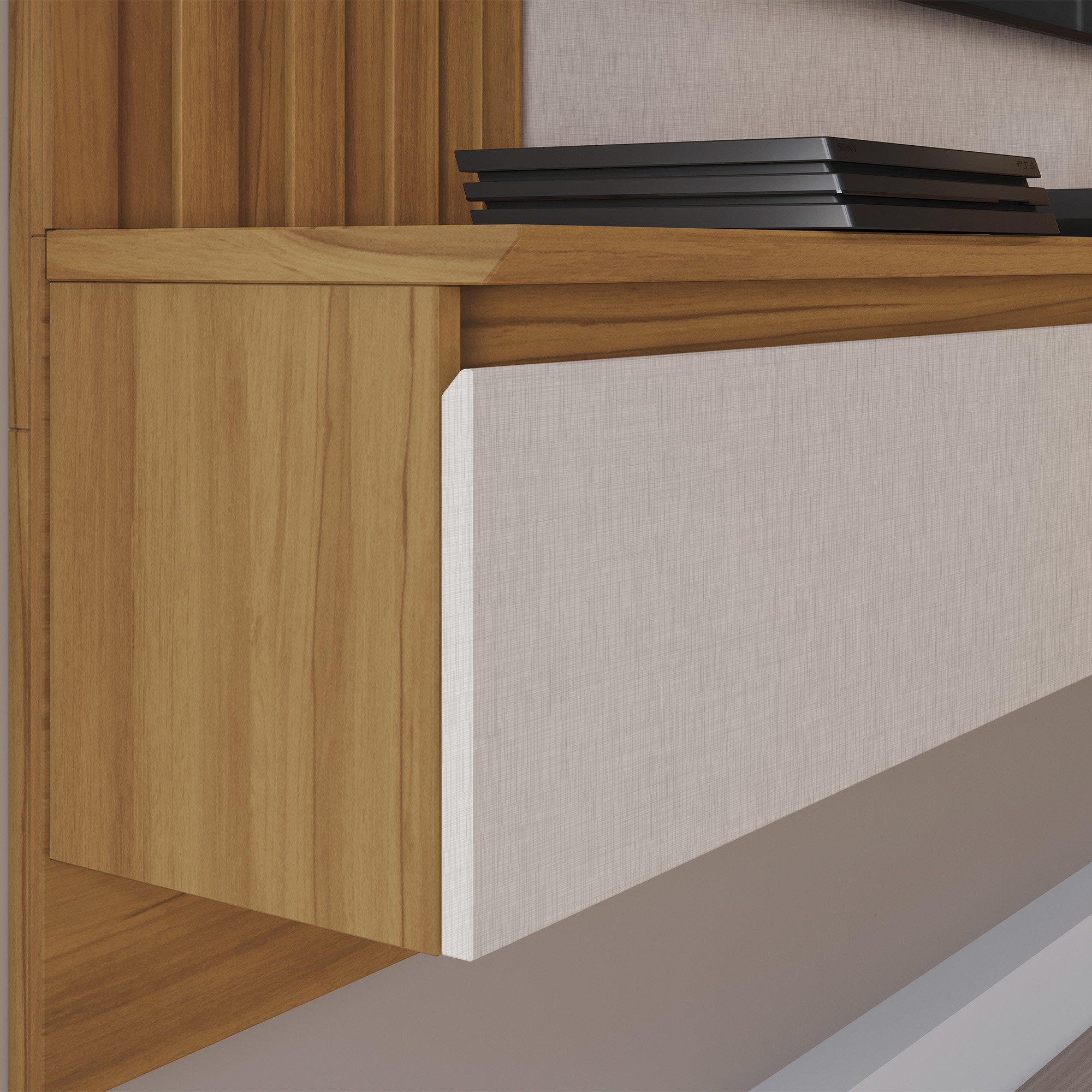 Painel Ripado 1 Porta para TVs até 65” - Imagem 4