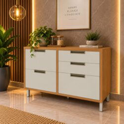 Balcão 1 Porta e 4 Gavetas – 100% MDF