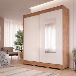 ROUPEIRO 100% MDF 2 PORTAS 11 NICHOS  12 x 249,92.