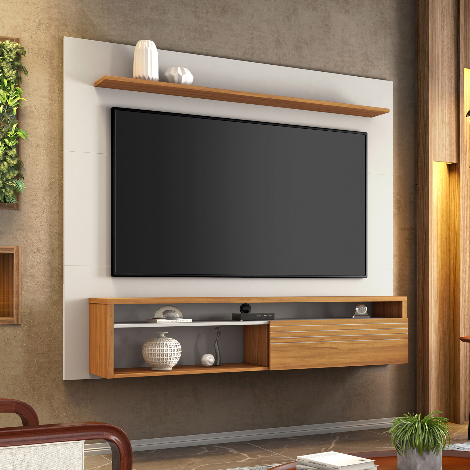PAINEL 1 PORTA P/ TV'S ATÉ 65"
