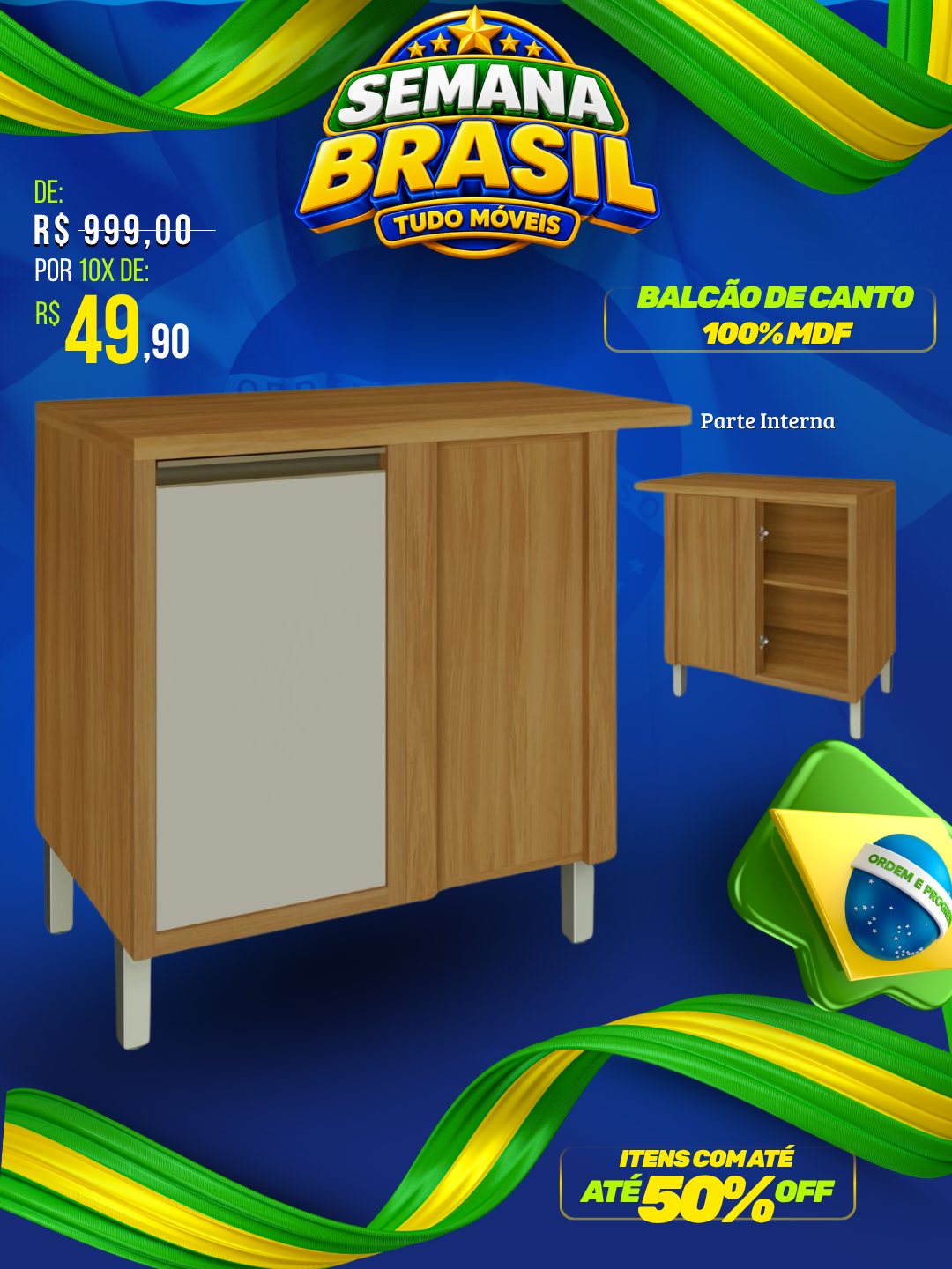 Balcão de Canto para Cozinha - Imagem 2