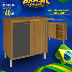 Balcão de Canto para Cozinha