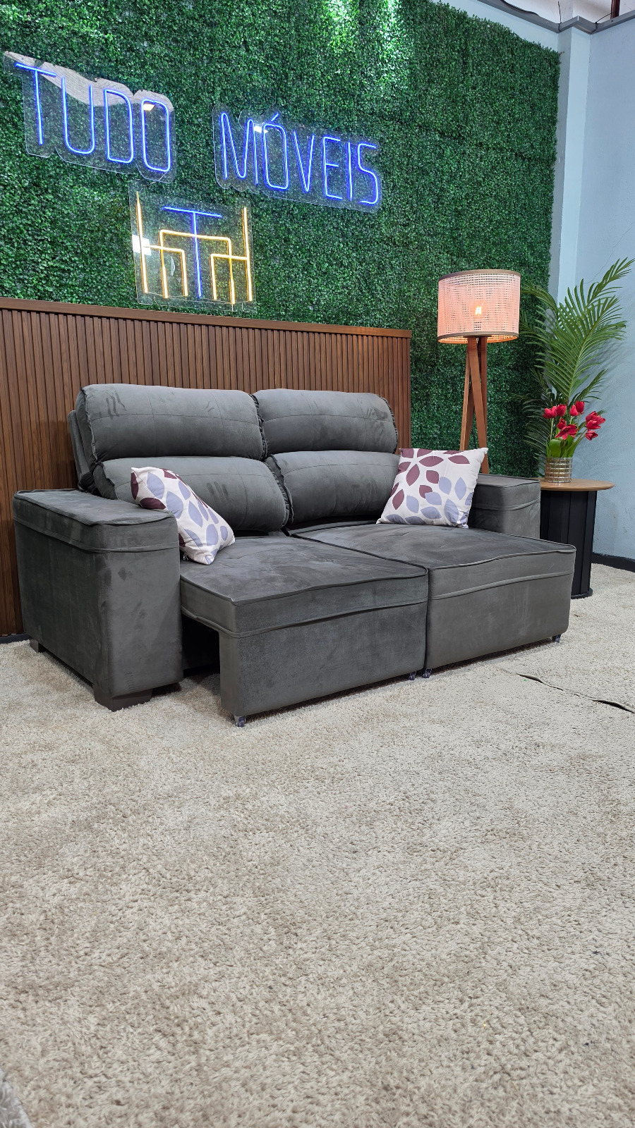 SOFÁ RETRÁTIL E RECLINÁVEL 2,00 METROS 10x de R$219,90 - Imagem 6