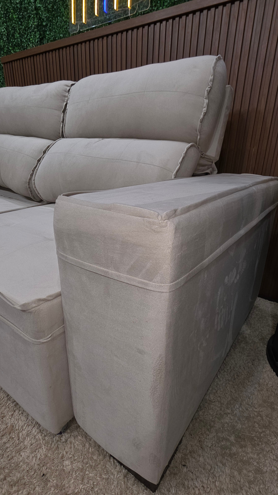 SOFÁ RETRÁTIL E RECLINÁVEL 2,00 METROS 10x de R$219,90 - Imagem 2